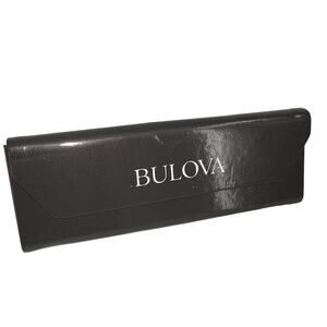 Bulova Black Triangle Eyeglass Case